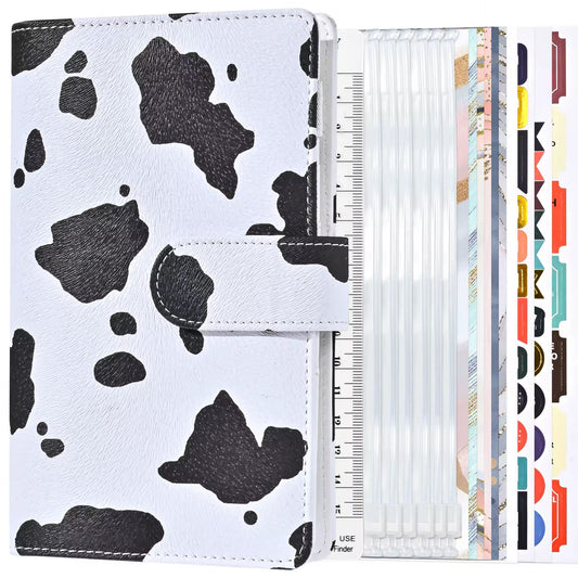 Cow Print Cash Binder