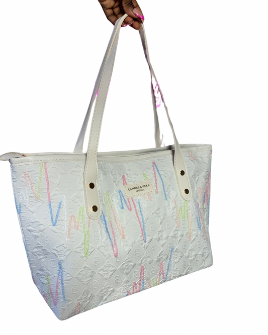 Tote Bags With Cloud Ornament