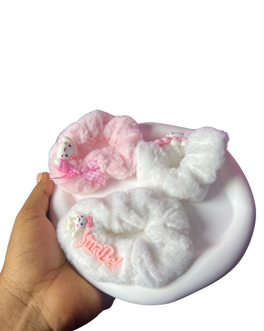 Fluffy scrunchies