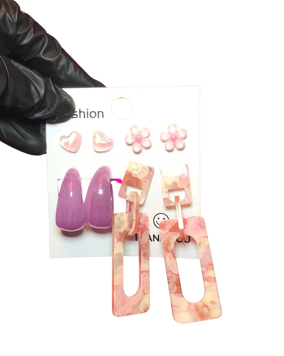Acrylic Earrings Set