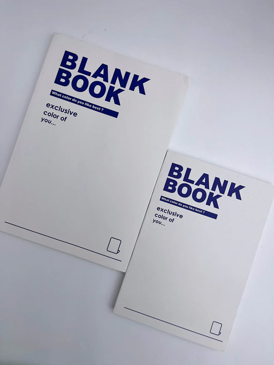 Blank Book Notebook