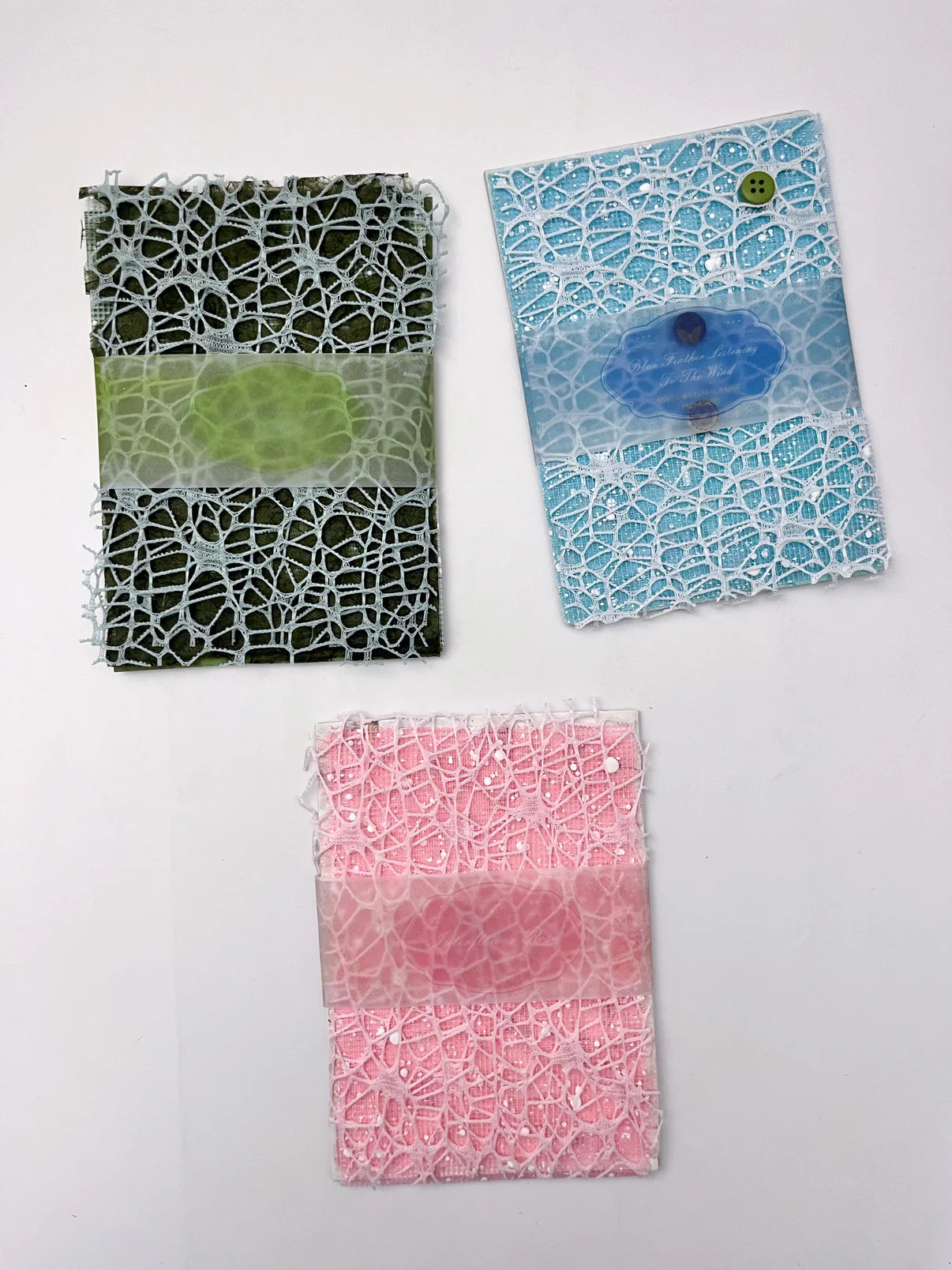 Vintage Lace Material Paper Set For Scrapbooking