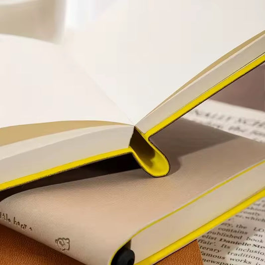 Blank Leather Cover Mini Notebook