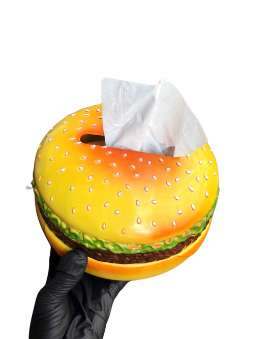 Burger Tissue Box