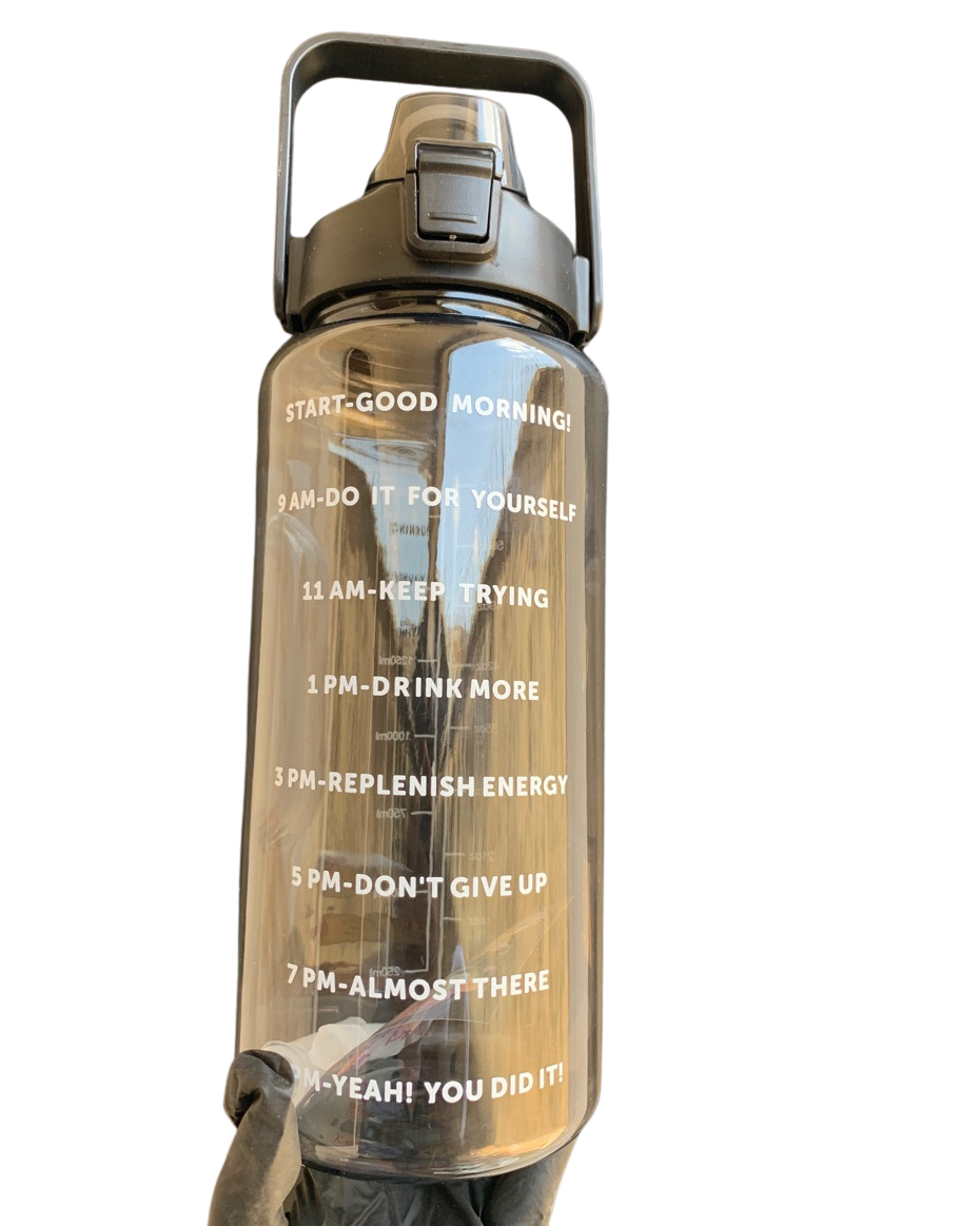 2 Litres Motivational Water Bottle
