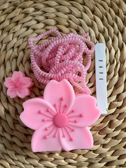 2 Pin Pink Daisy Charger Protective Case