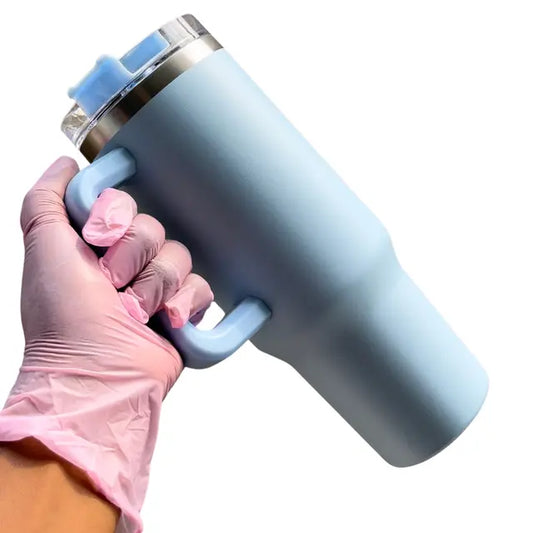 Sky Blue Plain Tumbler