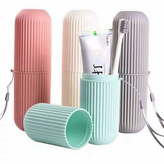 Portable travel tooth brush/paste Holder