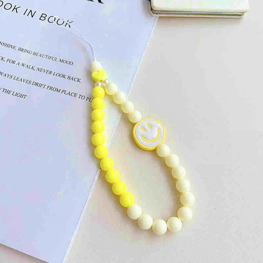 Phone charm with smiley