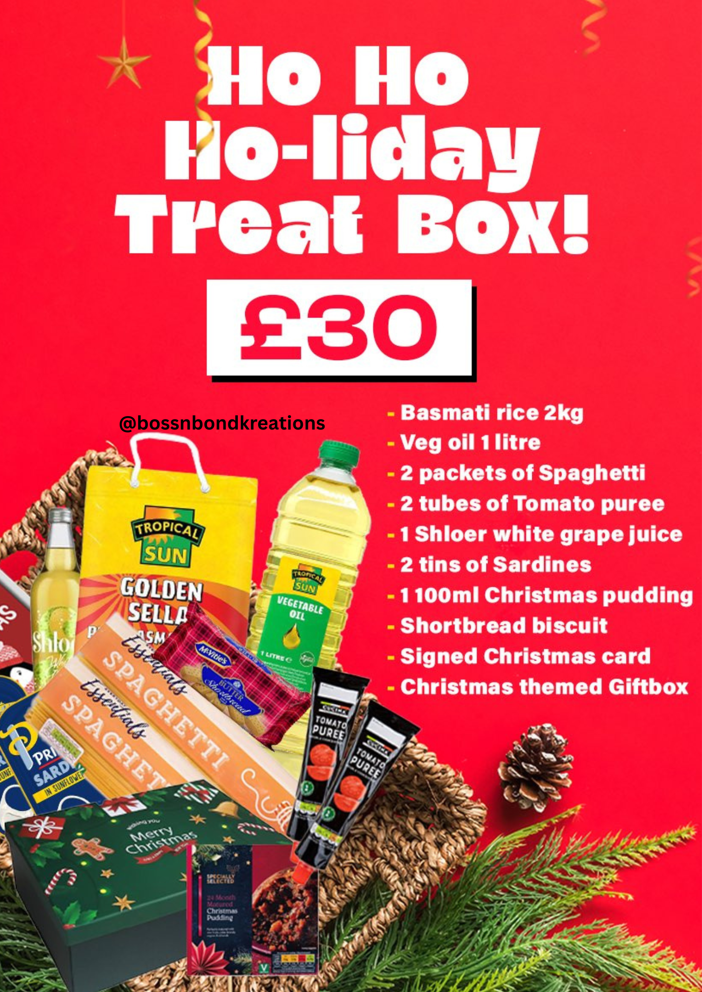 HO HO HO-LIDAY BOX