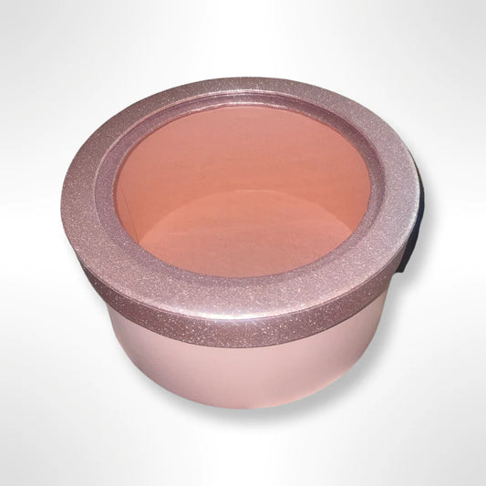 2 PIECE SHORT GLOSSY ROUND BOX