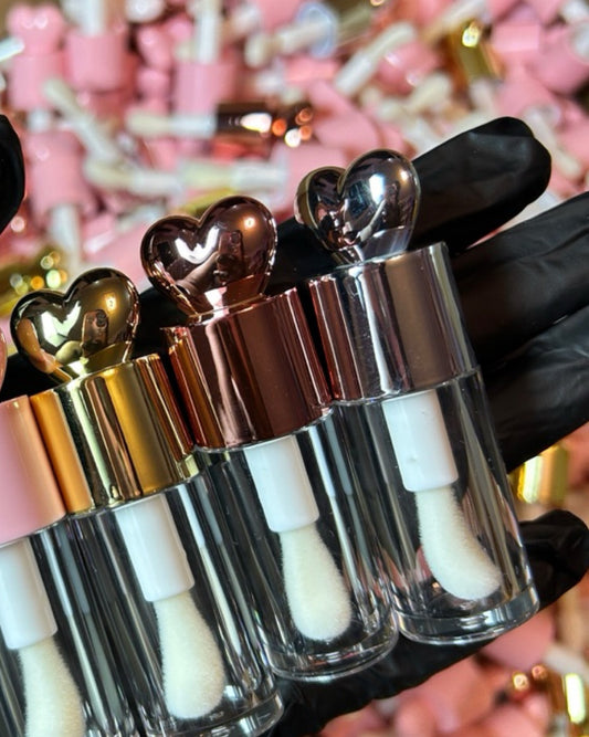 CHROME HEART SHAPE TUBE(4.5mls)