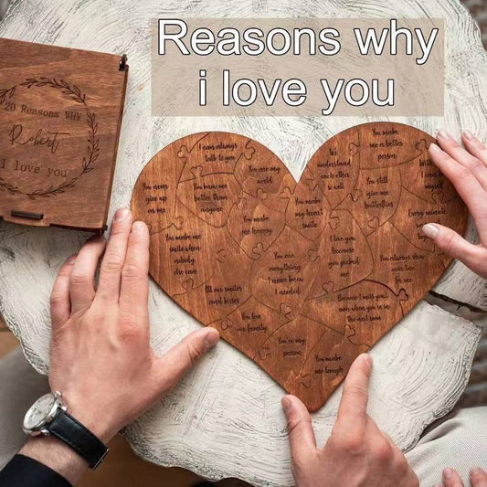 Reasons Why I Love You Puzzle