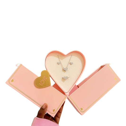 Heart Shaped Jewelry Set