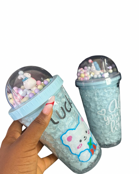 Bubble blue cup