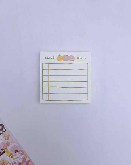 Checklist Planning Sheets (100 Sheets Per Set)