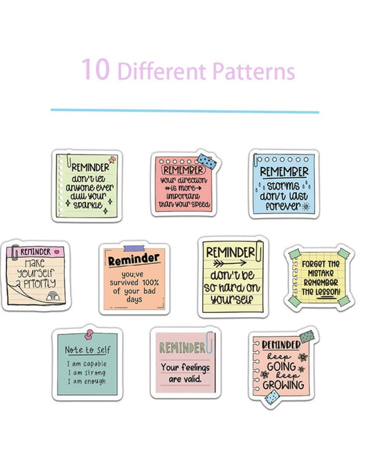 500 Pcs Mini Inspirational Stickers Role