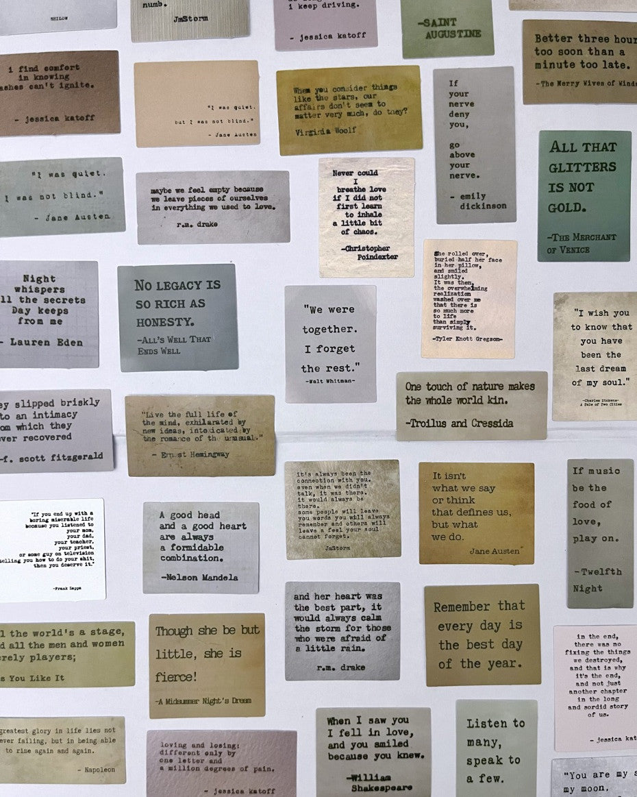 Retro Quotes Stickers