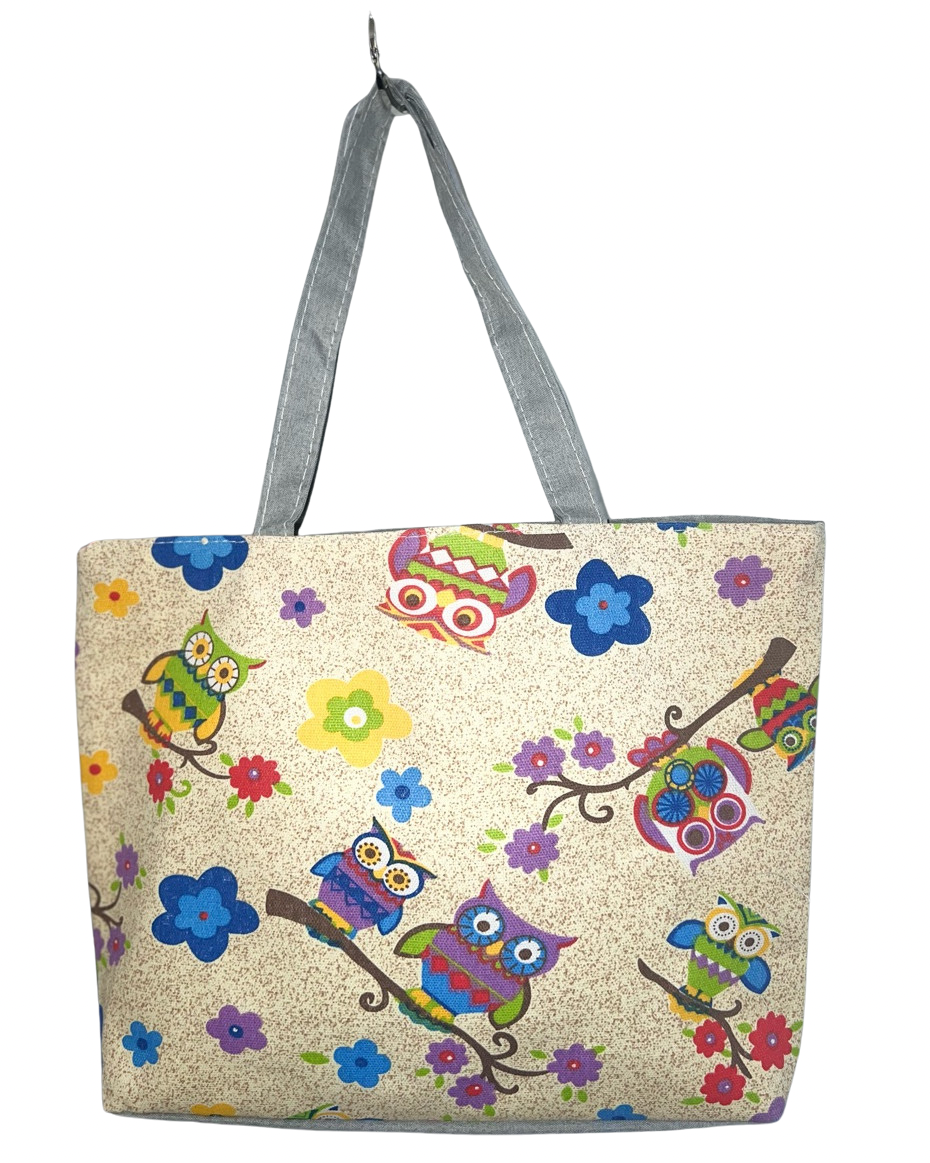 Owl Design Tote Bag