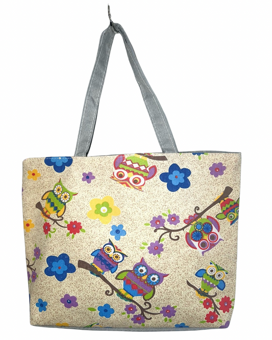 Owl Design Tote Bag