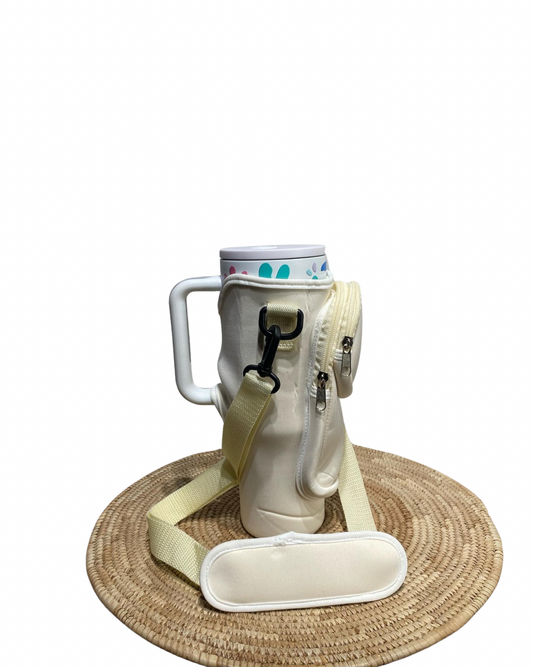 Tumbler Carrier Bag (Cream)