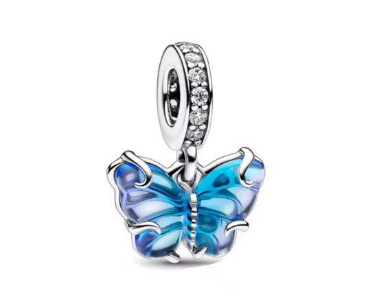 blue butterfly bracelet charmie