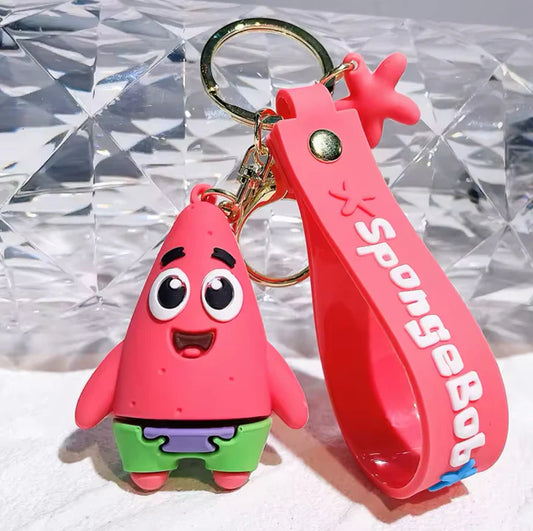spongebob patrick keychain accessory