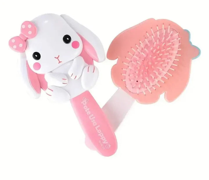 pink bunny hairbrush