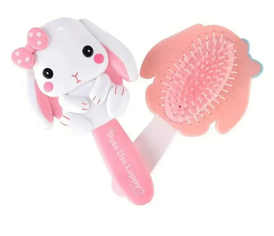 pink bunny hairbrush