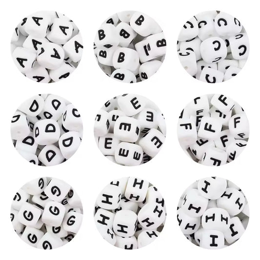 Silicone Letter Beads
