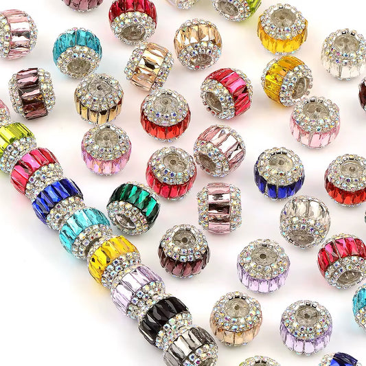5pcs Bling Rhinestone Beads (Random Mix)