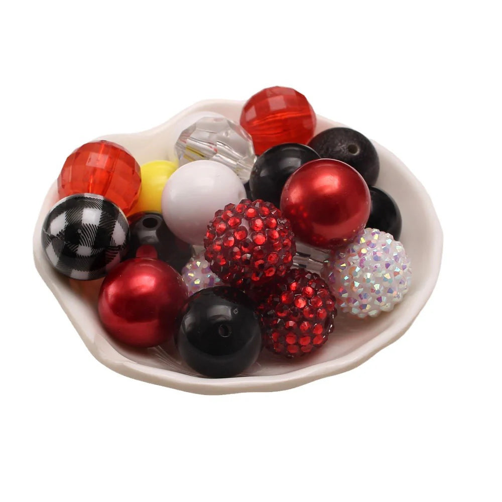 HHSZ-20mm-Red black mixture bead